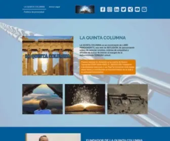 Laquintacolumna.net(LA QUINTA COLUMNA) Screenshot