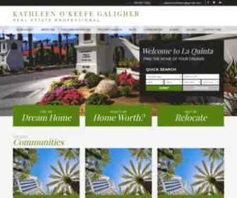 Laquintaluxuryproperties.com(La Quinta CA Real Estate) Screenshot