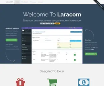 Laracom.net(Laravel FREE E) Screenshot