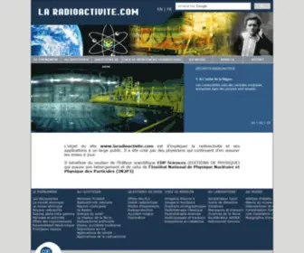 Laradioactivite.com(Radioactivité) Screenshot