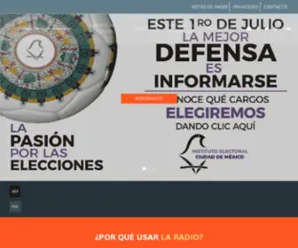 Laradioenmexico.com(Asociación) Screenshot