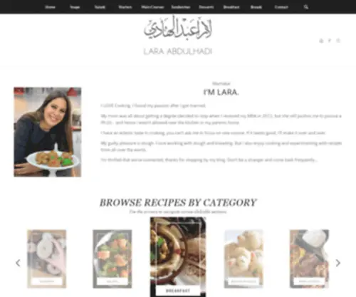 Larahadi.com(Lara Abdulhadi) Screenshot