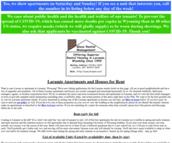 Laramie-Apartments.com(Laramie Apartments) Screenshot