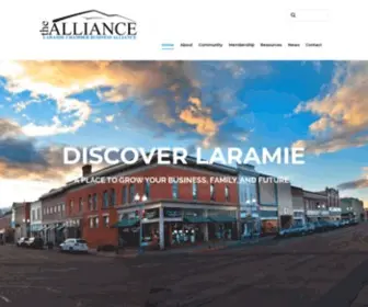 Laramie.org(The Laramie Chamber Business Alliance) Screenshot