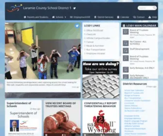 Laramie1.org(Laramie County School District 1) Screenshot