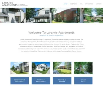 Laramieapartments.com(Laramie Apartments WY) Screenshot