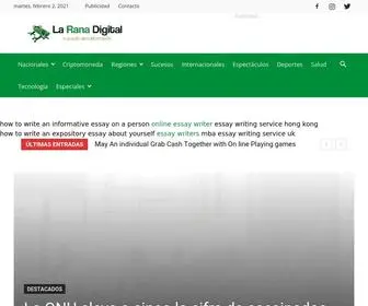 Laranadigital.com(La Rana Digital) Screenshot