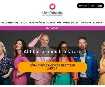 Lararforbundet.se Screenshot