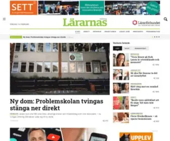Lararnastidning.se(Lärarnas tidning) Screenshot