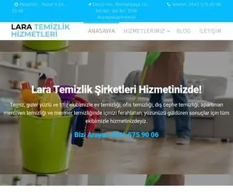 Laratemizliksirketleri.com(Lara Temizlik) Screenshot