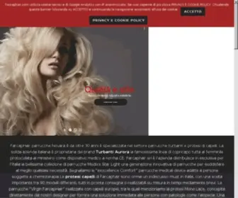 Laratupon.it(Parrucche Farcap Hair specialisti in sistemi anticalvizie) Screenshot