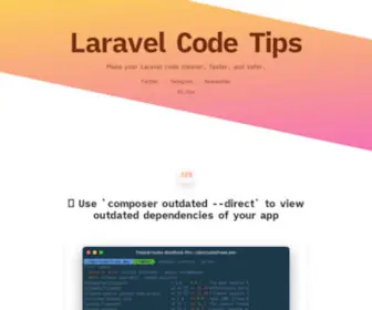 Laravel-Code.tips(Laravel Code tips) Screenshot