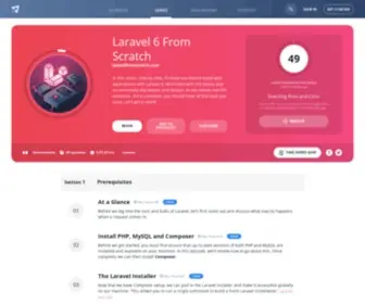 Laravelfromscratch.com(Laravelfromscratch) Screenshot