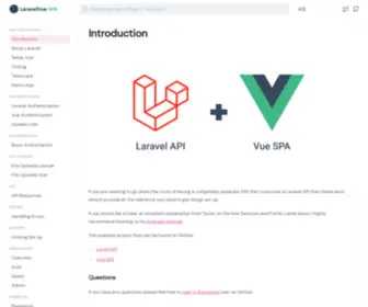Laravelvuespa.com(Build a Laravel Vue Spa) Screenshot