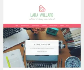 Larawillard.com(The art of storytelling) Screenshot