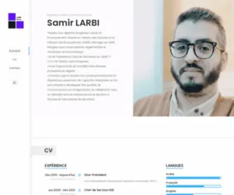 Larbisamir.net(Samir LARBI) Screenshot