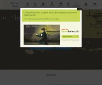Larbremusicien.ch(Voir C'est Toucher) Screenshot