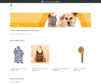 Larcaone.com(Your pets deserve the best) Screenshot