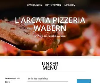 Larcatapizzeria.ch(L'Arcata Pizzeria Wabern) Screenshot