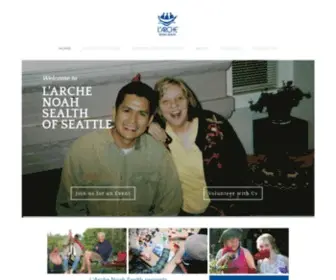 Larcheseattle.org(L'Arche Noah Sealth) Screenshot