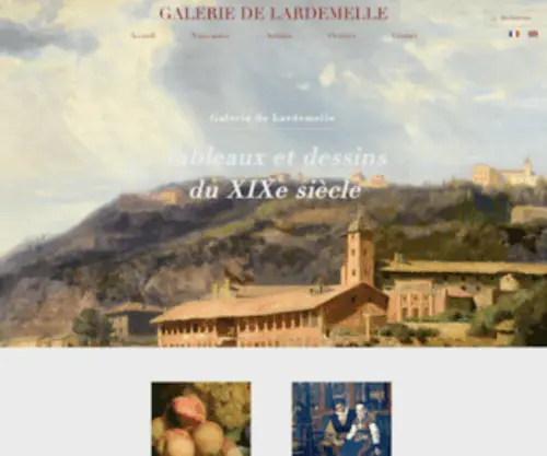 Lardemelle.com(Galerie de Lardemelle) Screenshot
