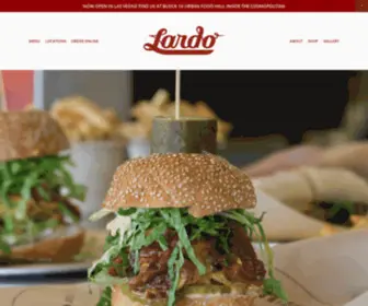 Lardopdx.com(Lardo) Screenshot