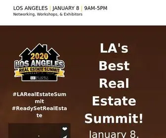 Larealestatesummit.com(2020 Los Angeles Real Estate Summit) Screenshot