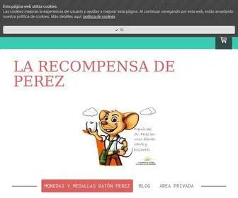 Larecompensadeperez.com(Moneda medalla personalizada ratoncito perez) Screenshot