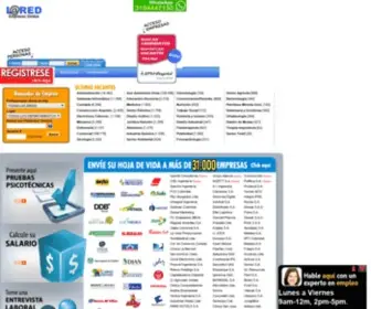 Lared.com.co(Encuentra miles de empleos y miles de empresas para enviar tu hoja de vida) Screenshot