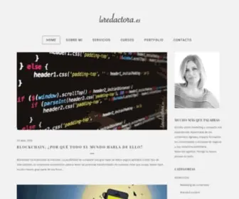 Laredactora.es(Consultora creativa especializada en Redacción y Comunicación Corporativa Digital) Screenshot