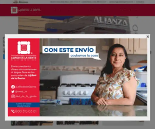 Lareddelagente.com.mx(L@Red de La Gente) Screenshot