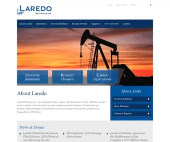 Laredopetro.com(Laredo Petro) Screenshot