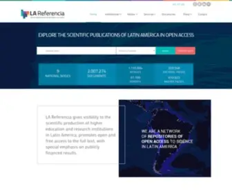 Lareferencia.info(LA Referencia) Screenshot