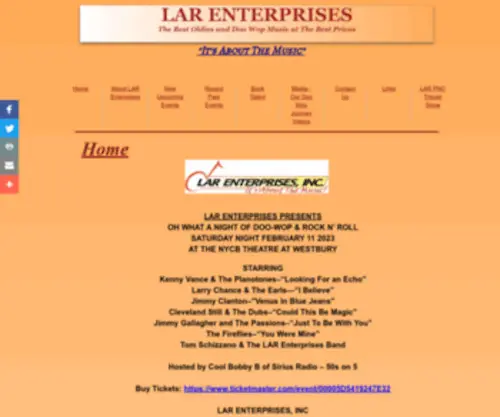 Larentr.com(LAR Enterprises) Screenshot