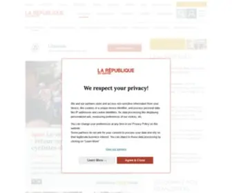 Larep.fr(Premier média d'information locale et régionale dans le Loiret et en région Centre) Screenshot