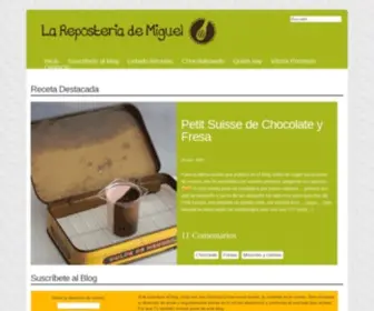 Lareposteriademiguel.com(Repostería) Screenshot