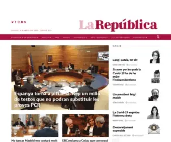 Larepublica.cat(La República) Screenshot