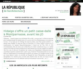 Larepubliquedelarchitecture.com(Développement) Screenshot