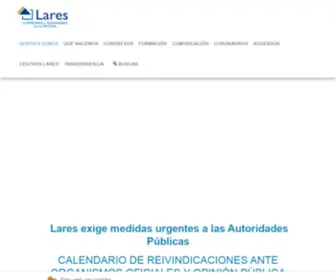 Lares.org.es(Quienes Somos) Screenshot