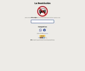 Larestriccion.com(La Restricción) Screenshot