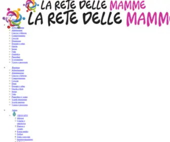 Laretedellemamme.it(La rete delle mamme) Screenshot