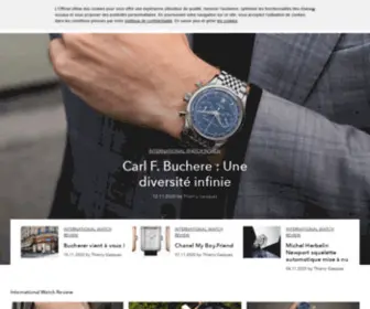 Larevuedesmontres.com(Les plus belles montres du Monde) Screenshot