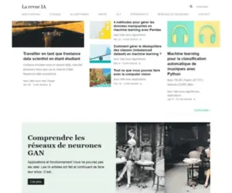 Larevueia.fr(La revue IA) Screenshot