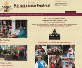 Larf.net(The Louisiana Renaissance Festival) Screenshot