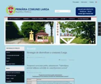 Larga.md(Primăria comunei Larga) Screenshot