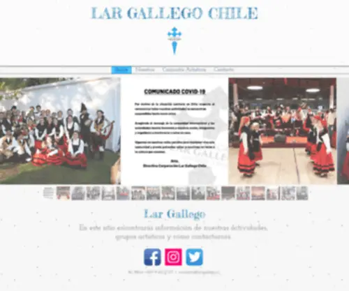 Largallego.cl(Corporación) Screenshot