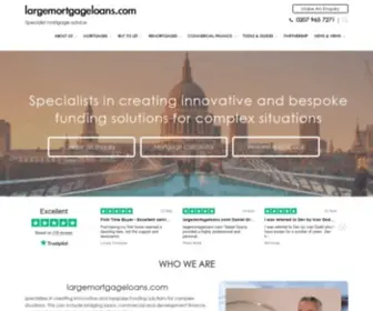 Largemortgageloans.com(UK's High Net) Screenshot