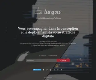 Largow.com(Micro agence en stratégie numérique) Screenshot