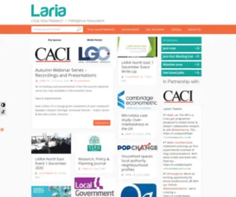 Laria.org.uk(Local Area Research) Screenshot