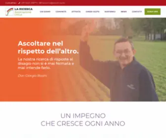 Laricerca.net(La Ricerca ONLUS Piacenza) Screenshot